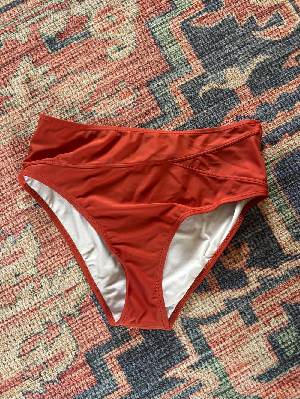 Cupshe Rust Red Bikini Bottoms, M